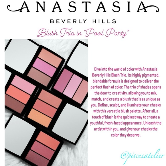 Anastasia Beverly Hills Pool Party Blush Trio, Full Size - Picture 5 of 13